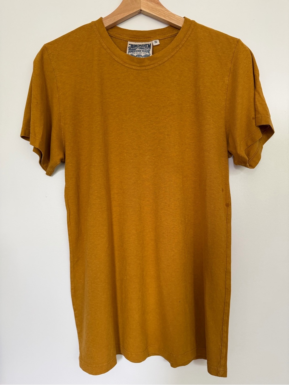 Jungmaven Jung Tee in Mustard